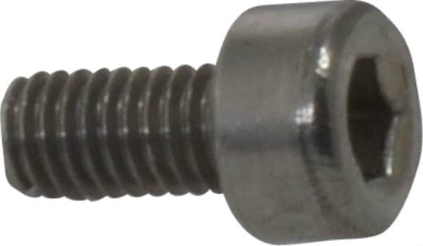 Value Collection - M3x0.50 Metric Coarse Hex Socket Drive, Socket Cap Screw - Grade 18-8 & Austenitic A2 Stainless Steel, Fully Threaded, 6mm Length Under Head - Makers Industrial Supply