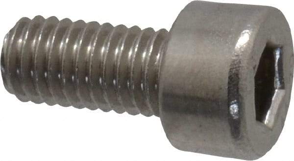 Value Collection - M5x0.80 Metric Coarse Hex Socket Drive, Socket Cap Screw - Grade 18-8 & Austenitic A2 Stainless Steel, Fully Threaded, 10mm Length Under Head - Makers Industrial Supply