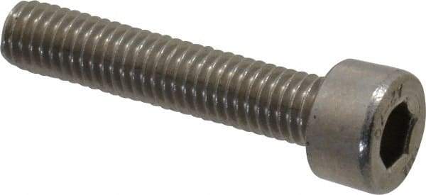 Value Collection - M5x0.80 Metric Coarse Hex Socket Drive, Socket Cap Screw - Grade 18-8 & Austenitic A2 Stainless Steel, Partially Threaded, 25mm Length Under Head - Makers Industrial Supply