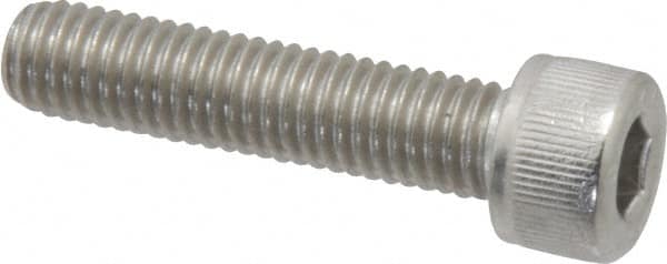 Value Collection - M8x1.25 Metric Coarse Hex Socket Drive, Socket Cap Screw - Grade 18-8 & Austenitic A2 Stainless Steel, Fully Threaded, 35mm Length Under Head - Makers Industrial Supply