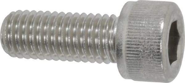 Value Collection - M10x1.50 Metric Coarse Hex Socket Drive, Socket Cap Screw - Grade 18-8 & Austenitic A2 Stainless Steel, Fully Threaded, 25mm Length Under Head - Makers Industrial Supply