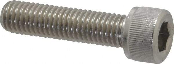 Value Collection - M16x2.00 Metric Coarse Hex Socket Drive, Socket Cap Screw - Grade 18-8 & Austenitic A2 Stainless Steel, Uncoated, Fully Threaded, 40mm Length Under Head - Makers Industrial Supply