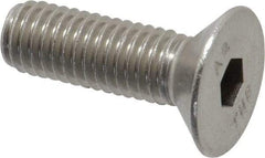 Value Collection - M8x1.25 Metric Coarse Hex Socket Drive, 90° Flat Screw - Grade 18-8 Stainless Steel, Fully Threaded, 25mm OAL - Makers Industrial Supply