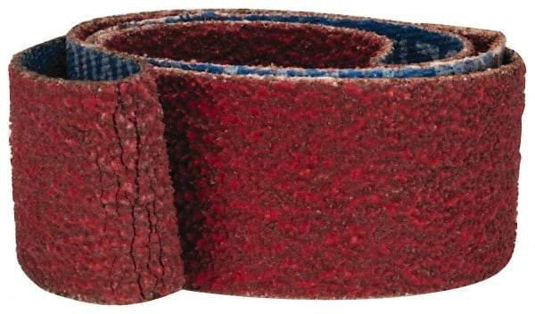 Norton - 3/4" Wide x 18" OAL, 60 Grit, Ceramic Abrasive Belt - Ceramic, Medium, Coated, Y Weighted Cloth Backing, Series R981 - Makers Industrial Supply