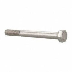 Value Collection - M8x1.25mm Metric Coarse, 80mm Length Under Head Hex Head Cap Screw - Partially Threaded, Grade 18-8 & Austenitic A2 Stainless Steel, 13mm Hex - Makers Industrial Supply