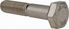 Value Collection - M10x1.50mm Metric Coarse, 50mm Length Under Head Hex Head Cap Screw - Partially Threaded, Grade 18-8 & Austenitic A2 Stainless Steel, 17mm Hex - Makers Industrial Supply