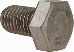 Value Collection - M12x1.75mm Metric Coarse, 20mm Length Under Head Hex Head Cap Screw - Fully Threaded, Grade 18-8 & Austenitic A2 Stainless Steel, 19mm Hex - Makers Industrial Supply