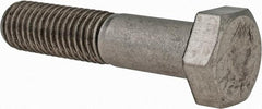 Value Collection - M12x1.75mm Metric Coarse, 55mm Length Under Head Hex Head Cap Screw - Partially Threaded, Grade 18-8 & Austenitic A2 Stainless Steel, 19mm Hex - Makers Industrial Supply