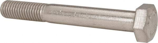 Value Collection - M12x1.75mm Metric Coarse, 90mm Length Under Head Hex Head Cap Screw - Partially Threaded, Grade 18-8 & Austenitic A2 Stainless Steel, 19mm Hex - Makers Industrial Supply