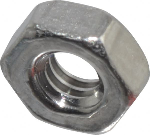 Value Collection - M2x4.00 Stainless Steel Right Hand Hex Nut - 4mm Across Flats, 1.6mm High, Uncoated - Makers Industrial Supply