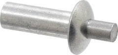 Made in USA - Universal Head Aluminum Alloy Drive Blind Rivet - Aluminum Alloy Mandrel, 0.328" to 3/8" Grip, 3/8" Head Diam, 0.191" to 0.219" Hole Diam, 0.531" Length Under Head, 3/16" Body Diam - Makers Industrial Supply