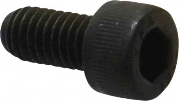 Value Collection - M6x1.00 Metric Coarse Hex Socket Drive, Socket Cap Screw - Grade 12.9 Alloy Steel, Black Oxide Finish, Fully Threaded, 12mm Length Under Head - Makers Industrial Supply