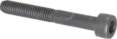 Value Collection - M6x1.00 Metric Coarse Hex Socket Drive, Socket Cap Screw - Grade 12.9 Alloy Steel, Black Oxide Finish, Partially Threaded, 45mm Length Under Head - Makers Industrial Supply