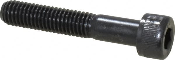 Value Collection - M8x1.25 Metric Coarse Hex Socket Drive, Socket Cap Screw - Grade 12.9 Alloy Steel, Black Oxide Finish, Partially Threaded, 45mm Length Under Head - Makers Industrial Supply