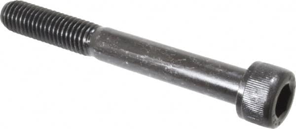 Value Collection - M10x1.50 Metric Coarse Hex Socket Drive, Socket Cap Screw - Grade 12.9 Alloy Steel, Black Oxide Finish, Partially Threaded, 80mm Length Under Head - Makers Industrial Supply