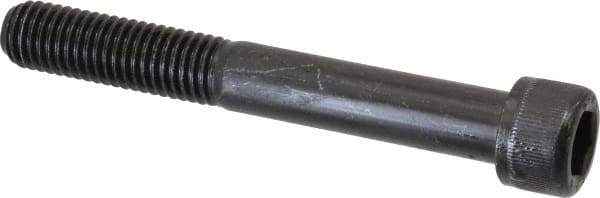 Value Collection - M12x1.75 Metric Coarse Hex Socket Drive, Socket Cap Screw - Grade 12.9 Alloy Steel, Black Oxide Finish, Partially Threaded, 90mm Length Under Head - Makers Industrial Supply