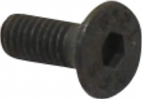 Value Collection - M3x0.50 Metric Coarse Hex Socket Drive, 90° Flat Screw - Grade 12.9 Alloy Steel, Black Oxide Finish, Fully Threaded, 8mm OAL - Makers Industrial Supply