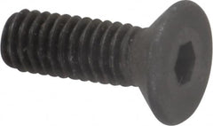 Value Collection - M4x0.70 Metric Coarse Hex Socket Drive, 90° Flat Screw - Grade 12.9 Alloy Steel, Black Oxide Finish, Fully Threaded, 12mm OAL - Makers Industrial Supply