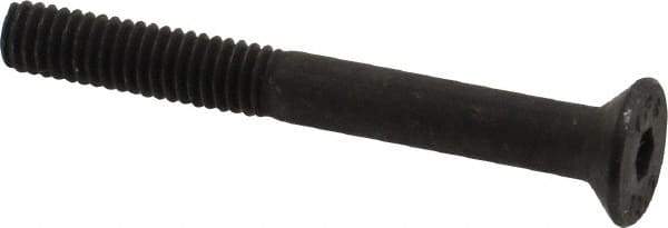 Value Collection - M4x0.70 Metric Coarse Hex Socket Drive, 90° Flat Screw - Grade 12.9 Alloy Steel, Black Oxide Finish, Partially Threaded, 35mm OAL - Makers Industrial Supply