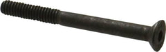 Value Collection - M4x0.70 Metric Coarse Hex Socket Drive, 90° Flat Screw - Grade 12.9 Alloy Steel, Black Oxide Finish, Partially Threaded, 40mm OAL - Makers Industrial Supply