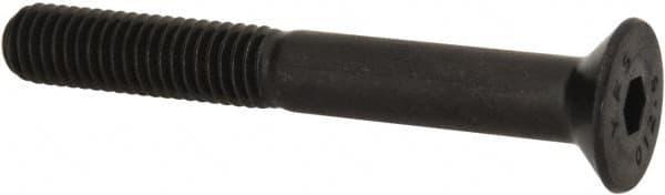 Value Collection - M5x0.80 Metric Coarse Hex Socket Drive, 90° Flat Screw - Grade 12.9 Alloy Steel, Black Oxide Finish, Partially Threaded, 40mm OAL - Makers Industrial Supply