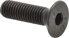 Value Collection - M10x1.50 Metric Coarse Hex Socket Drive, 90° Flat Screw - Grade 12.9 Alloy Steel, Black Oxide Finish, Fully Threaded, 35mm OAL - Makers Industrial Supply