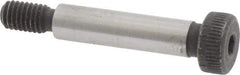 Value Collection - 6mm Shoulder Diam x 25mm Shoulder Length, M5x0.8 Metric Coarse, Hex Socket Shoulder Screw - 12.9 Alloy Steel, Uncoated, 4.32 to 4.5mm Head Height x 9.78 to 10mm Head Diam - Makers Industrial Supply