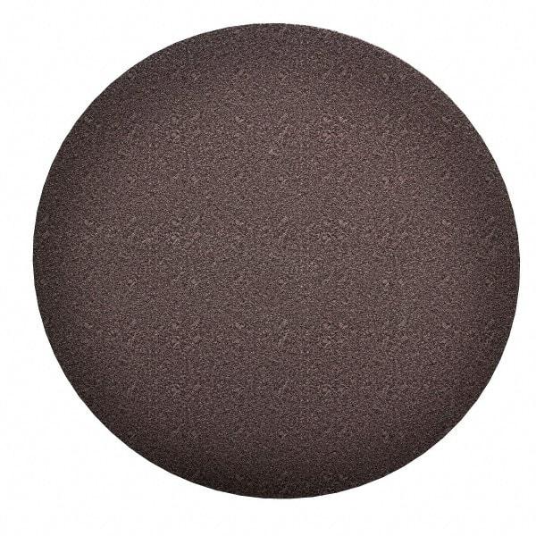 Norton - 12" Diam, 240 Grit Aluminum Oxide Adhesive PSA Disc - Very Fine Grade, Brown, Cloth Backing, Flexible - Makers Industrial Supply