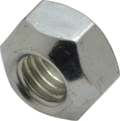 Value Collection - M10x0.15 Grade 8 Hex Lock Nut with Distorted Thread - 9mm High, Zinc-Plated Finish - Makers Industrial Supply