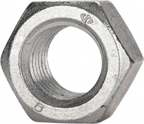 Value Collection - M20x2.50 Metric Coarse Grade 8 Hex Lock Nut with Distorted Thread - 20mm High, Zinc-Plated Finish - Makers Industrial Supply