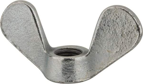 Value Collection - M12x1.75, Zinc Plated, Iron Standard Wing Nut - 5.6mm Wing Span, 31mm Wing Span - Makers Industrial Supply