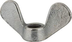 Value Collection - M12x1.75, Zinc Plated, Iron Standard Wing Nut - 5.6mm Wing Span, 31mm Wing Span - Makers Industrial Supply