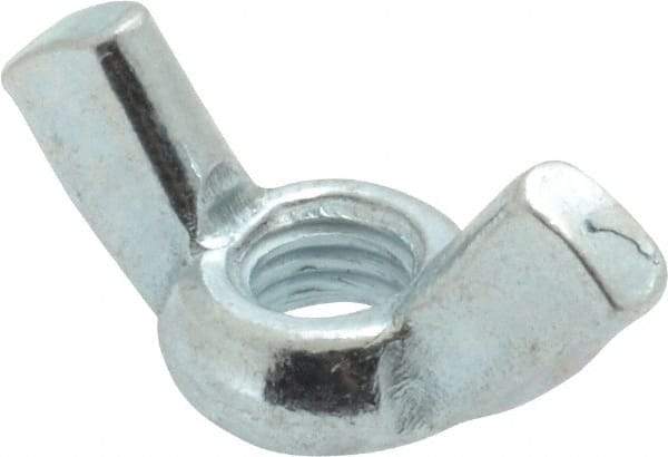 Value Collection - M6x1.00, Zinc Plated, Iron Standard Wing Nut - 2.7mm Wing Span, 15mm Wing Span - Makers Industrial Supply