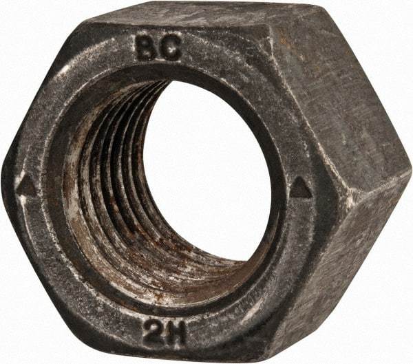 Value Collection - M22x2.50 Steel Right Hand Heavy Hex Nut - 39.55mm Across Flats, 23mm High, Uncoated - Makers Industrial Supply