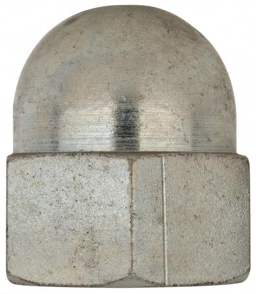 Value Collection - M24x3 36mm Width Across Flats, Zinc Plated, Steel Acorn Nut - 42mm Overall Height, Grade 2, DIN 1587 - Makers Industrial Supply