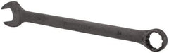 Paramount - 24mm 12 Point Offset Combination Wrench - 15° Offset Angle, 12-15/32" OAL, Chrome Vanadium Steel, Black Finish - Makers Industrial Supply