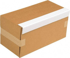 Vestil - 24" Long x 3" Wide x 3" High x 1/16" Thick Edge - White, Cardboard Box, 50 Piece - Makers Industrial Supply