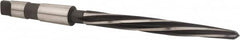 Alvord Polk - 1-1/16" Reamer Diam, 3/4" Small End Diam, 3MT Morse Taper Shank, 7-3/8" Flute, Bridge Reamer - Makers Industrial Supply