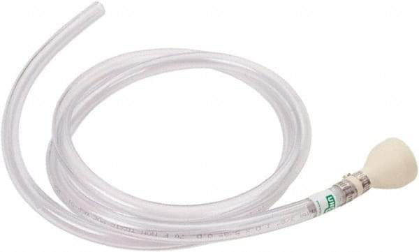 Unger - 6' Long Water Hose - 1" Diam, Plastic, Hot Water Compatible, All Season, Clear - Makers Industrial Supply