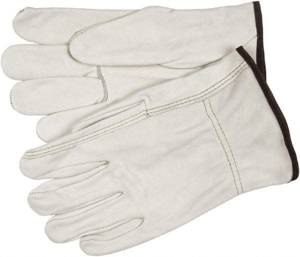 MCR Safety - Size M General Protection Work Gloves - For Work & Driver, Uncoated, Cream, Paired - Makers Industrial Supply