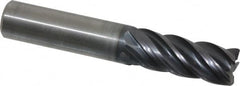 Kennametal - 1/2", 5 Flute, Solid Carbide, 0.03" Corner Radius End Mill - 3" OAL, 1-1/4" LOC - Makers Industrial Supply