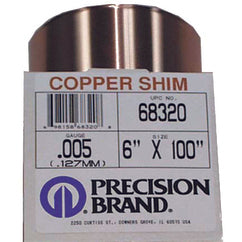 .010X6X100 COPPER SHIM - Makers Industrial Supply