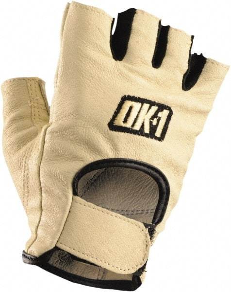 OccuNomix - Size XL General Protection Work Gloves - For General Purpose, Uncoated, Adjustable Closure Cuff, Tan, Paired - Makers Industrial Supply