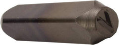 C.H. Hanson - 5/8" Character Size, U Character, Heavy Duty Individual Steel Stamp - Makers Industrial Supply