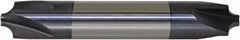 ProMax - 1/16" Radius, 1/4" Mill Diam, 4 Flute Solid Carbide Corner Rounding End Mill - Double End, AlTiN Finish, 2-1/2" OAL, 1/4" Shank Diam - Makers Industrial Supply