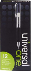 Universal One - Conical Roller Ball Pen - Black - Makers Industrial Supply