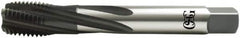 OSG - M16x2.00 Metric Coarse 4 Flute 6H Modified Bottoming Spiral Flute Tap - Vanadium High Speed Steel, Oxide Finish, Right Hand Flute, Right Hand Thread, D7, Series 13126 - Exact Industrial Supply