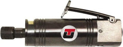 Universal Tool - 1/4" Collet, Straight Handle, Straight Air Die Grinder - 25,000 RPM, Side Exhaust, 5.5 CFM, 1 hp, 90 psi - Makers Industrial Supply