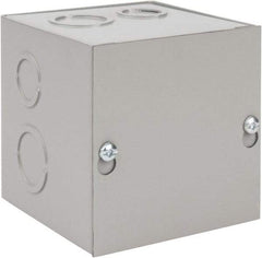 nVent Hoffman - Steel Junction Box Enclosure Screw Flat Cover - NEMA 1, 4" Wide x 4" High x 4" Deep - Makers Industrial Supply