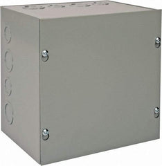 nVent Hoffman - Steel Junction Box Enclosure Screw Flat Cover - NEMA 1, 8" Wide x 8" High x 6" Deep - Makers Industrial Supply